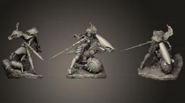 Military figurines Nom Nom Alita no split 3d model
