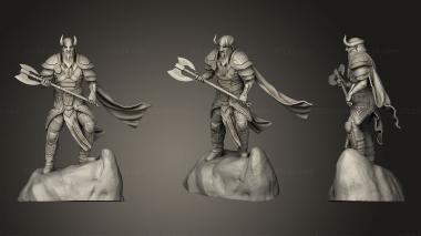 Military figurines nord hero 3d model
