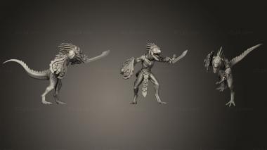 Military figurines Nova Raptor Champion 3d model