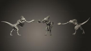 Military figurines Nova Raptor Musician 3d model