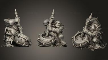 Military figurines Ogre Cook 2 3d model