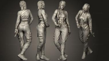 Military figurines On Looker 3d model