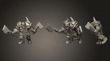 Military figurines Orc Boss Pose 3 3d model