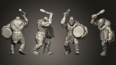 Military figurines Orc Drummer 3d model