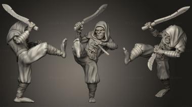 Military figurines Orc Dualwield A 3d model