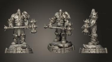Military figurines Orc Warcraft 3d model