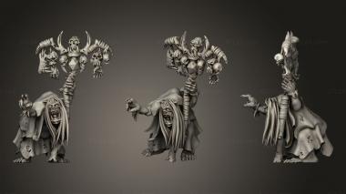 Military figurines Orc Witch 3d model