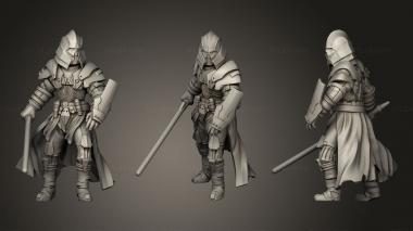 Military figurines Ord Black Remnant 3d model