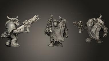 Military figurines Ork Sharpshotah 2 3d model