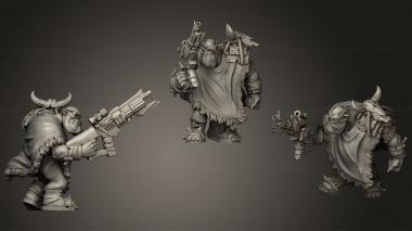 Military figurines Ork Sharpshotah 4 3d model