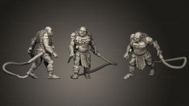 Military figurines Ork Taskmaster 3d model