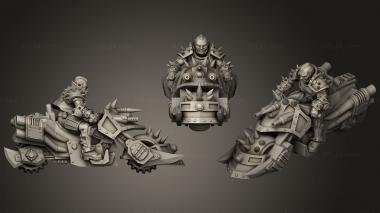 Military figurines Orlo bike 1 3d model