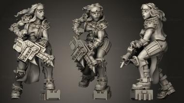 Military figurines orlo female 22 345 3d model