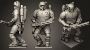 Military figurines Paz Vizsla 2 3d model