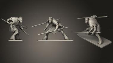 Military figurines Pong Krell 3d model
