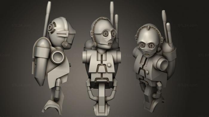 Military figurines (Protocol Roger Rogers, STKW_1676) 3D models for cnc