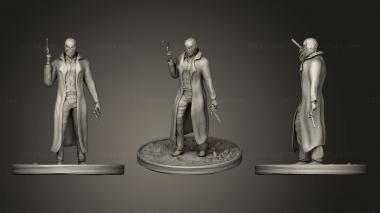 Military figurines Punisher Noir 3d model