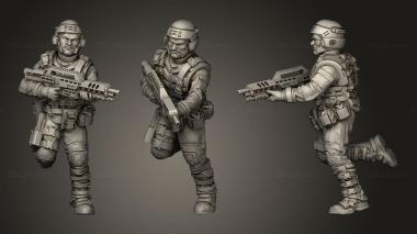 Military figurines PVT 2nd Class Steven Terodaktail 3d model