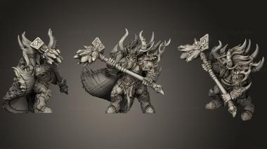 Military figurines Qrothak Doomfist and Kentargh Qrotar 3d model