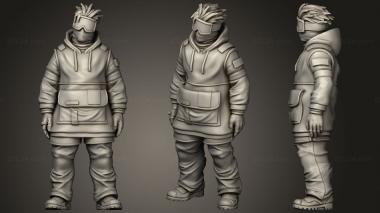 Military figurines quadro kantos night runner katashi 3d model