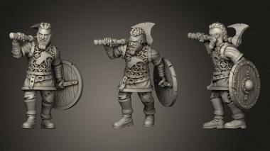 Military figurines Ragnar Lodbrok 3d model