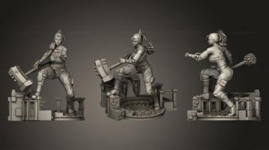 Military figurines Rahdlen Battle Ready 3d model