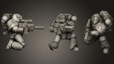 Military figurines raven sniper 3d model