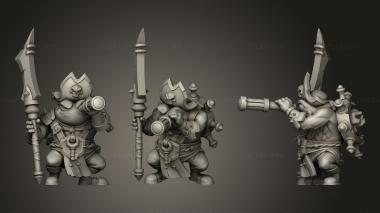 Military figurines real capitan 3d model