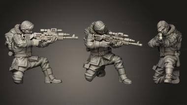 Military figurines Rebeldes Andor (1) 3d model