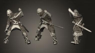 Military figurines Reconquer St George Slaying The Dragon 567 3d model
