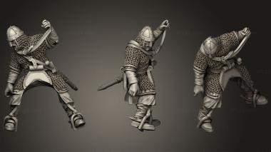 Military figurines Reconquer St George Slaying The Dragon2 3d model