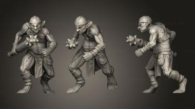 Military figurines Regular goblin 2 3d model