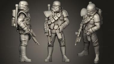 Military figurines Remnant Captain 3d model