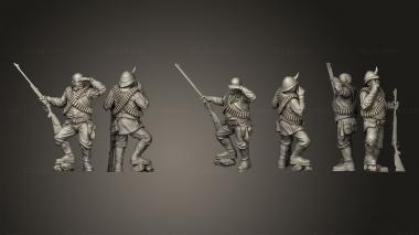 Military figurines Rhinophile 3d model