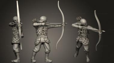 Military figurines Ridermercia Archer 3d model