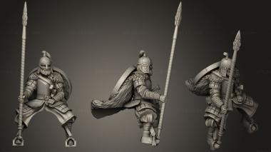 Military figurines Ridermercia Mounted Earl x27 s Guard 3d model