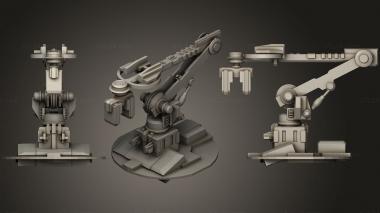 Military figurines Robot Arm 2 3d model