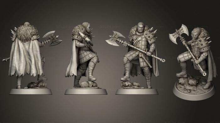 Military figurines (Roderick Vanherald, STKW_1750) 3D models for cnc