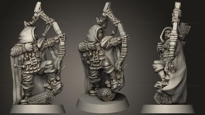 Military figurines (Rogue assassin, STKW_1752) 3D models for cnc