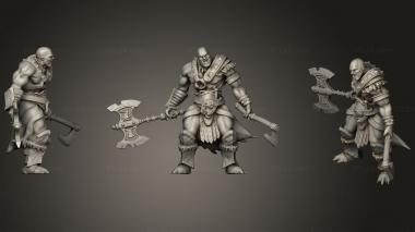 Military figurines RPG Barbarian from MMF Dan Kelly 3d model