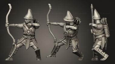 Military figurines Sagittarius 3d model