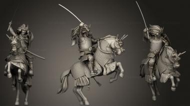 Military figurines Samurai Takeda Shingen 2 3d model