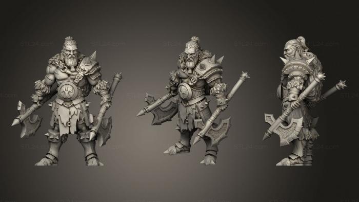 Military figurines (Savage Pack Einar, STKW_1771) 3D models for cnc