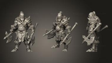 Military figurines Savage Pack Einar 3d model