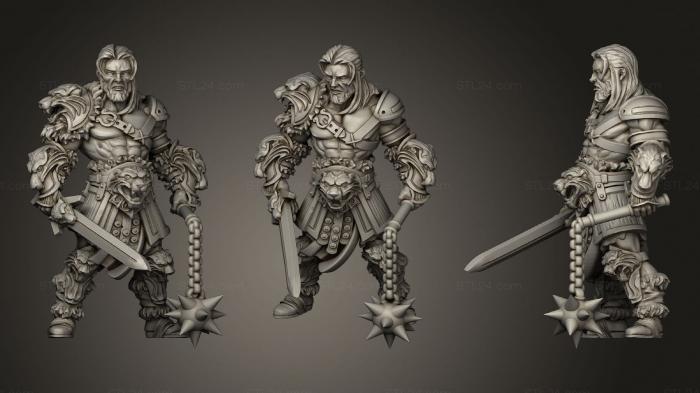 Military figurines (Savage Pack Lionel, STKW_1773) 3D models for cnc