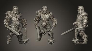 Military figurines Savage Pack Lionel 3d model