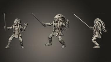Military figurines Seb Miniatures Master of the Depths 3d model