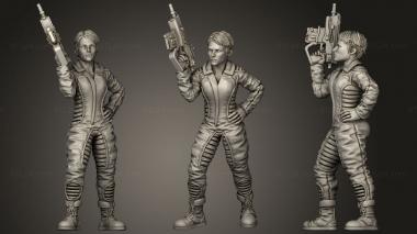 Military figurines Secret Agent Rinowa Rider 3d model