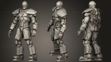 Military figurines Sentinel mango sentinel xman 3d model