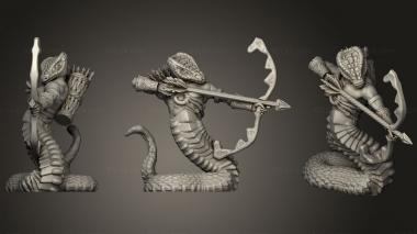 Military figurines Serpent Summoner 3d model